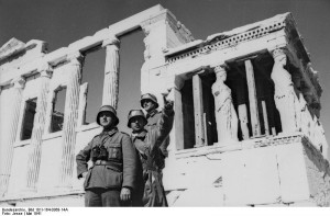 Griechenland, deutsche Soldaten in Athen