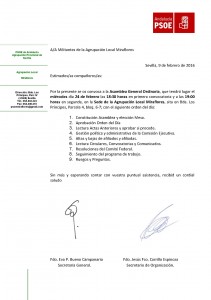 2Convocatoria Asamblea Ordinaria